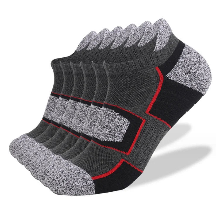Mens Cotton Hosiery Solid Colour Breathable Low Cut Short Ankle Socks Casual Sports Socks