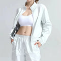 Sauna Sweat Suit Women's Plus Size Sports Running Pullover Two-piece Set Weight Loss Control Body Fat Boxing Wear Sports Wear