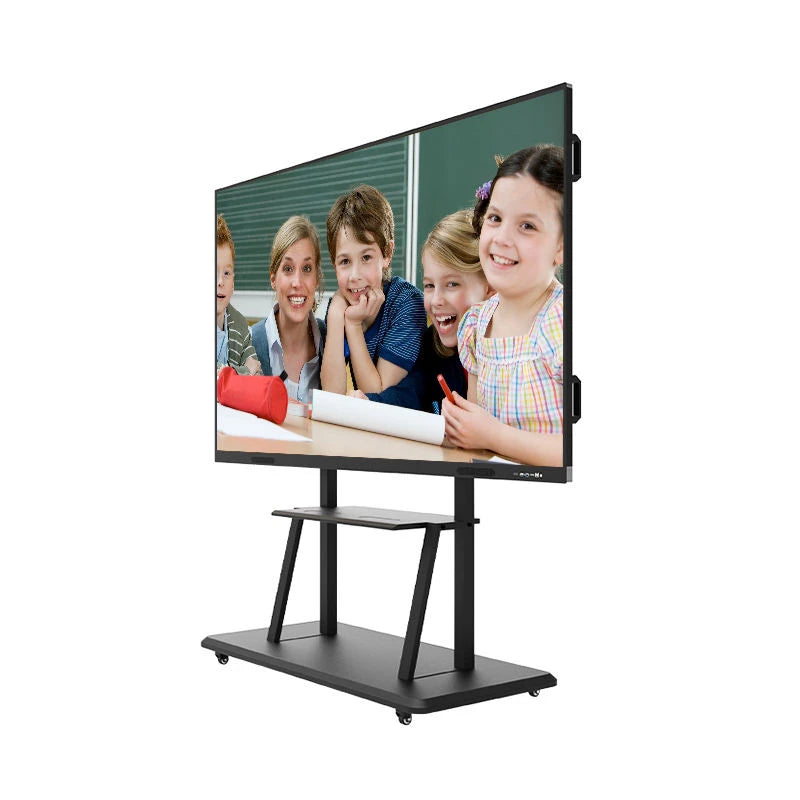 65 75 86 100 Inch Portable Digital Teaching Class Board Finger Touch Screen Electronic Interactive Whiteboard Smart Blackboard