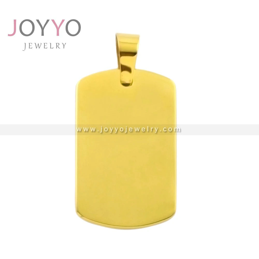 Minos Stainless Steel Jewelry Vintage Gold Plating Pendant Stainless Steel Twisted Rope Chain Pendant Necklaces