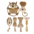 Manufacturer Wholesale OEM Custom logo Plush Rope Cute Dog Hard Toys Set Bite Resistance