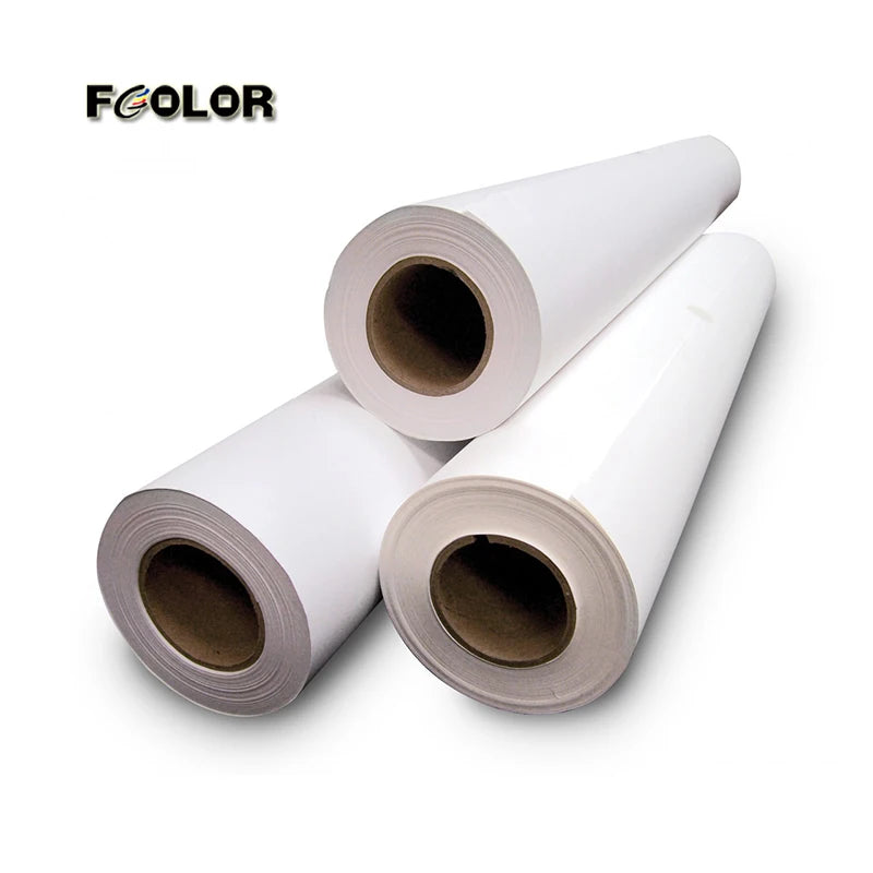 FCOLOR 24" 13 X 19 Inkjet Custom Printed Heat Transfer Sublimation Paper Roll Manufacturer