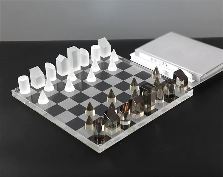 Modern Home Use Crystal Chess Board Elegant Craft Gift From Other Crystal Categories