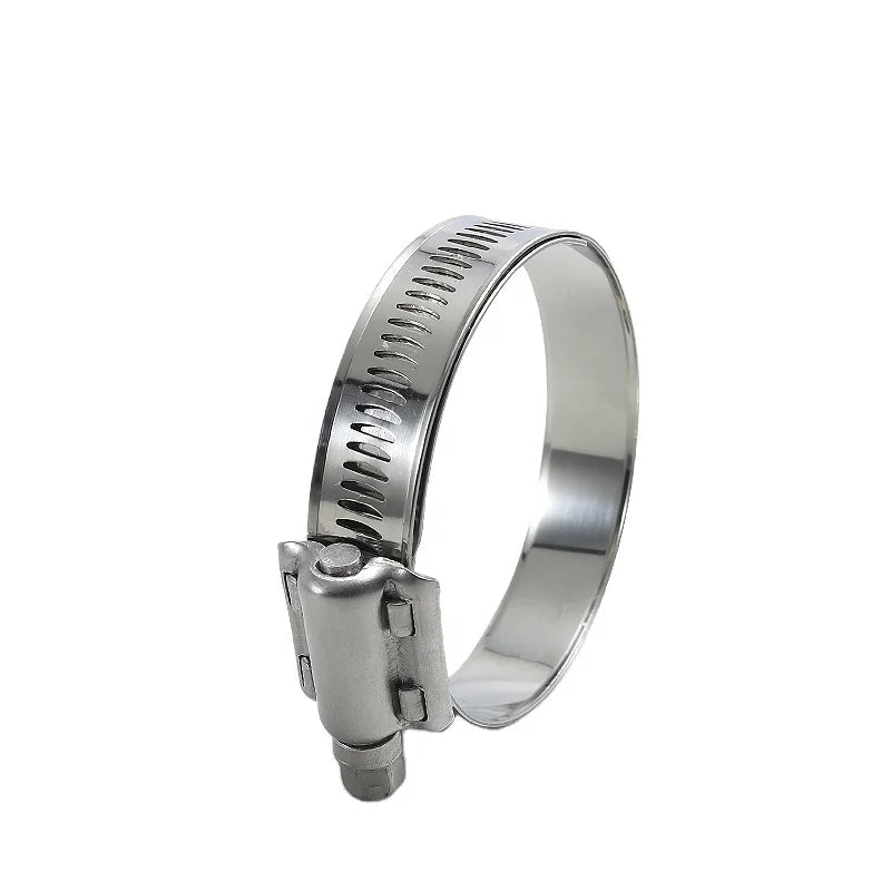 High Quality Stainless Steel SS304 American Type Heavy Duty Worm Drive Clamps for Hose Pipe