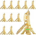 Eiffel Tower Retro Keychain French Souvenirs Promotional Carabiner Elegant Adornment for Cars & Keys