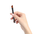 Portable Double-Headed Disposable Makeup Brushes Short Angled Bevel Eyebrow Brush & Spiral Eyelash Brush