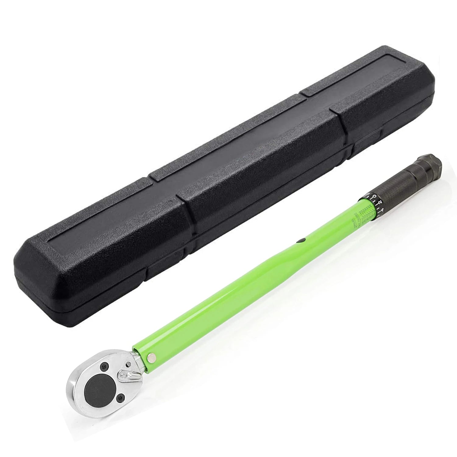 YUHANG OEM Carbon Steel 1/2 Inch Drive Click-Style Lug Tire Torque Wrench CE Certified DIY Grade 10-150 Ft/Lb. 3-Year Warranty