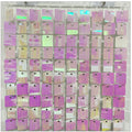 Custom 30 X 30 Wedding Decoration Backdrop Shimmer 3D Lemon Pink Sparkly Sequin Shimmer Wall Panel