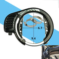 Steel Bicycle Lock 4-Digit Password Clamp Horseshoe Ring Frame Lock for Mountain/road/city Sharing Bike