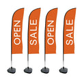 Fast Shipping Promotion Advertising Custom Advertising Beach Flag Feather Bow Bali Beach Flags Teardrop Feather Flag Banners
