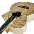Aiersi Brand Custom logo Natural Colour Ash Body 40 Inch Cutaway Acoustic Guitar Cheap Price Folk Instrument Faster Shipping