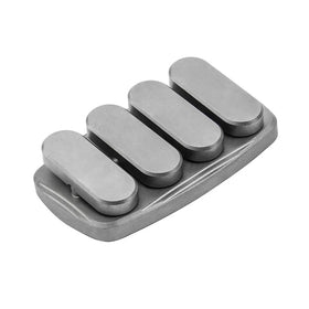Customized CNC Machined Titanium Alloy Fidget Toy Clicker PPB Spinner Finger Push Decompression Toys EDC Outdoor Sport