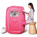 Portable Modern Electric Steam Sauna Tent Acrylic Stainless Steel 304 3.0L 1500W US EU Plug Transom Windows for Apartment Use