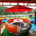 PE Material Picnic Floating Water Slide Park Equipment Durable One-Piece BBQ Donut Boat for Barbecue Dinner Party