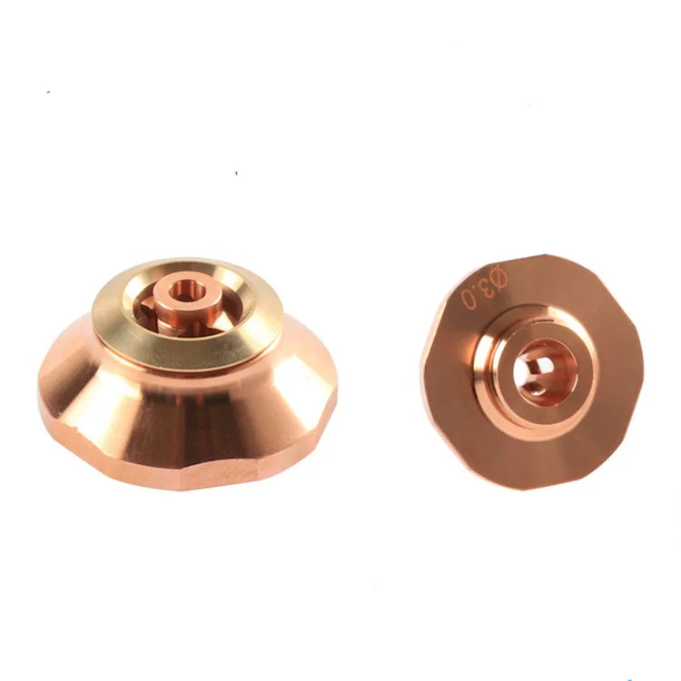 Factory Price High Speed  Copper Nozzle Fiber Laser Nozzle Germany Laser Cutting Nozzle