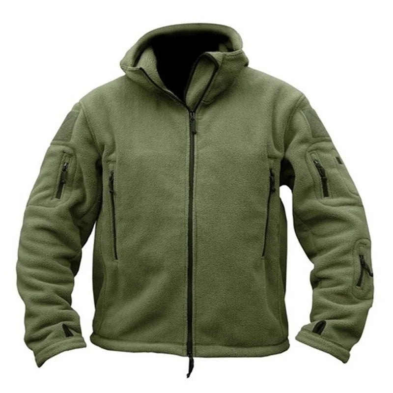 Winter Fleece Jacket Men's Sports Tactical Jacket Combat Coat Fleece Outdoor Sports Hiking Polar Jacket