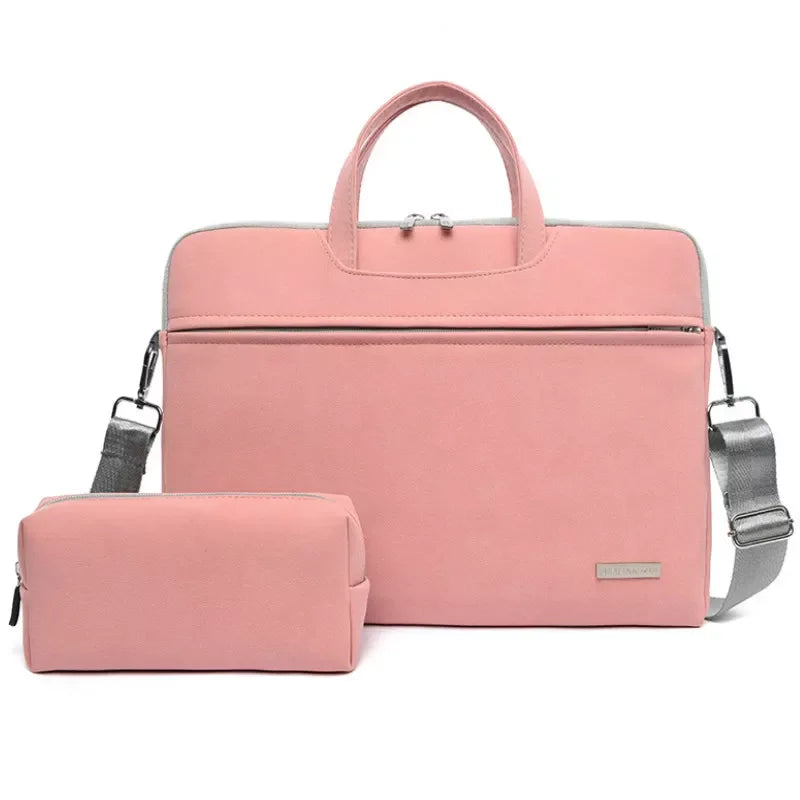 Waterproof Stylish Ladies Laptop Bag Women Sling Laptop Bag with Power Cable Bag