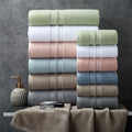 100% Egyptian Cotton Towels Set Manufacturer Wholesale Custom Luxury Cheap Towels Bath+ Face + Hand Towels With Logo