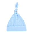 Wholesale Baby Hats Newborn Cotton Soft Adjustable Stretchy Unisex Boy Girl Fashion Custom Logo Plain Knotted Hat