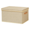 Clothing Quilt Storage Box Thickened Hard Board Folding Cover Double Tiers for Pant Storage Household Dormitory Baggage Storage