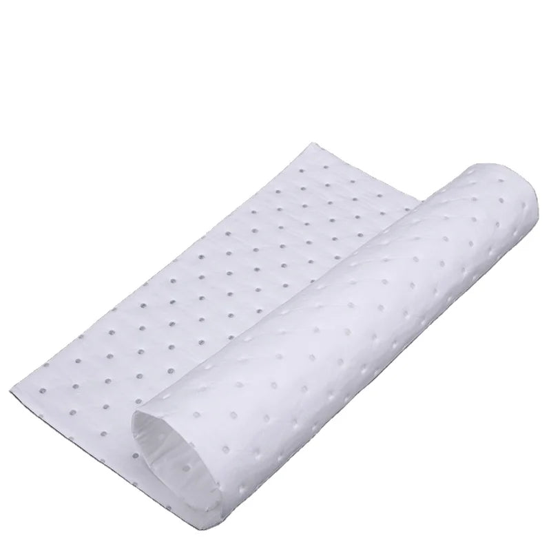 Free Sample 40cm X 50cm Soft Oil Spill Super Absorb Pad Industrial Absorbent Mat Environmental Product Oilspillpro OOA-M0400