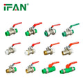 IFAN China Factory PPR Ball Valve for 20-32mm High Water Pressure Ball Valve PPR Plastic Ball Valves