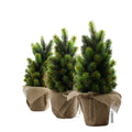 Home Decorative 34cm Mini Bonsai Artificial Potted Plants Christmas Tree for Christmas Decor