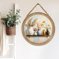 Art Deco Farmhouse Rustic Floral Vase Wall Art Print with Wooden Frame Still Life for Bedroom and Living Room Home Decor Hanging