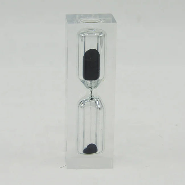 Acrylic 1 Minute Sand Timer 2.5x2.5x8cm Thanksgiving/Christmas/New Year Promotion Business Gifts