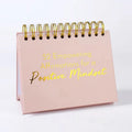 New Style Cute Calendar Print Desk 365 Days Inspirational Spiral Desk Calendar Daily Affirmation Calendar