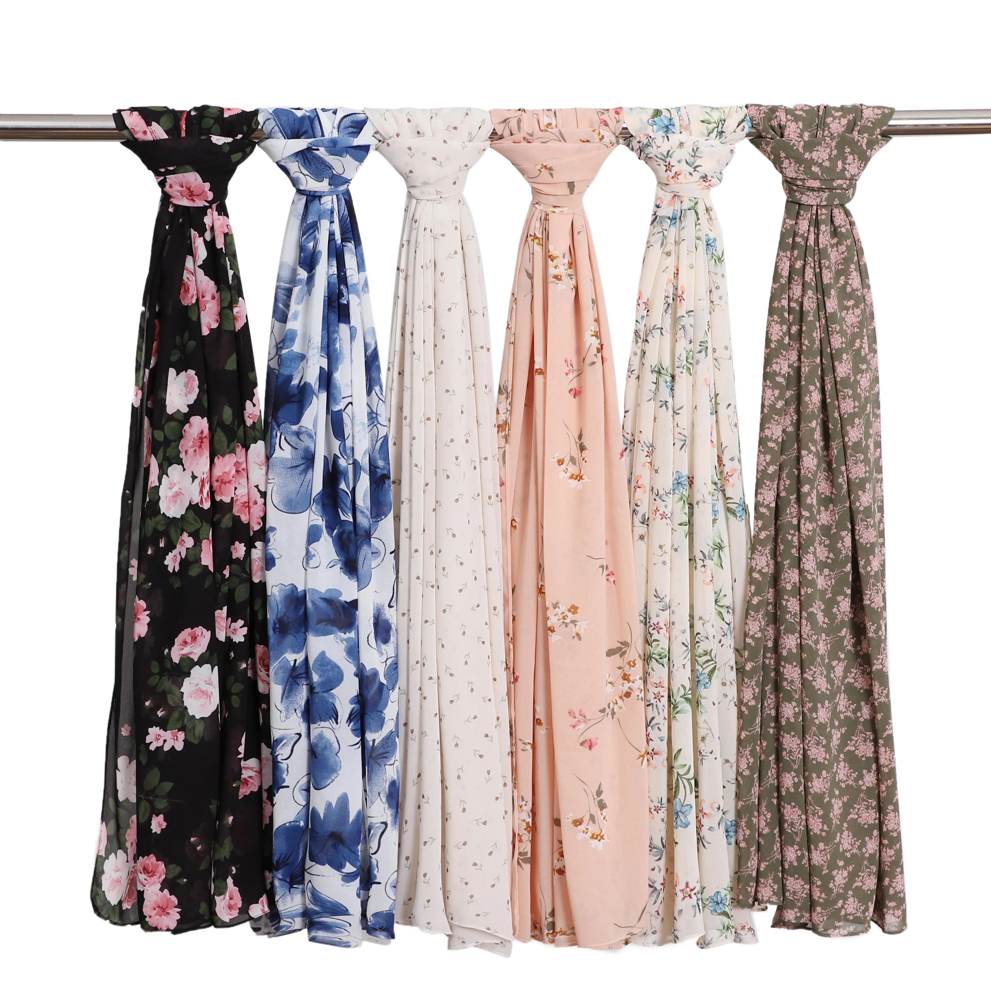 Wholesale Supplier Fashion Malaysian Scarf Women Printing Premium Tudung Bawal Hijab Soft Comfortable Long Shawl