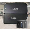 ICEGALAX Best New Cold Therapy Folding Drop Stitch Portable Ice Bath Custom Logo Cold Plunge Tub Angled Tub With Chiller