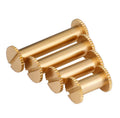 M4 10mm 25mm 35mm Book Brass Knurled Blank Flip Book Screw Binding Post Screw Chicago Screws
