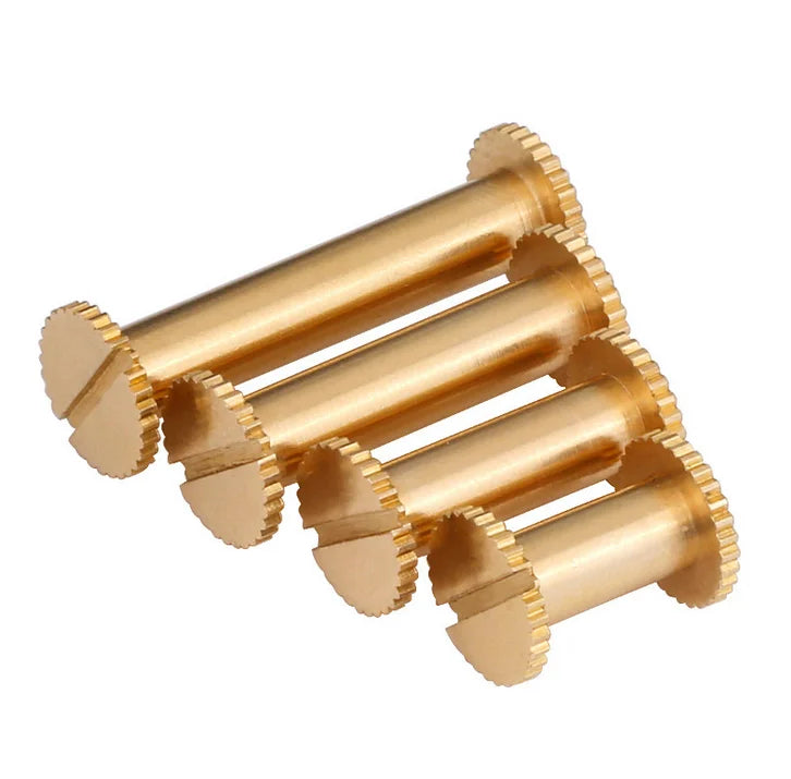 M4 10mm 25mm 35mm Book Brass Knurled Blank Flip Book Screw Binding Post Screw Chicago Screws
