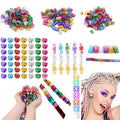 1pcs Mix Silver Golden Plated Hair Braid Dread Dreadlock Beads Adjustable Cuff Metal Braid Accessories Hair Beads Dreadlock