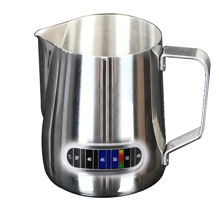 600ml Temperature Design Espresso Coffee Steaming Pitcher Milk Frothing Jug