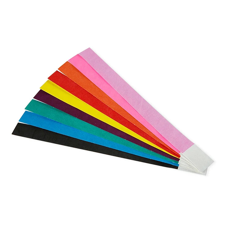 Wholesale event tyvek paper wristband personalized custom waterproof cheap tyvek wristbands