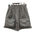 Wholesale 100% Cotton Drawstring Fleece Cargo Shorts for Men Big Pocket Thick Casual Mid Waist Style Digital Printing Solid