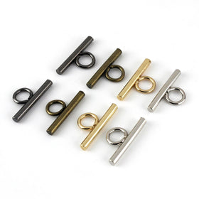 Cloxy DIY Metal Bag Hardware Accessories Side Edge Anchor Connector Bag Chain Adjusting Buckle Alloy Bag Chain Strap OT Buckle