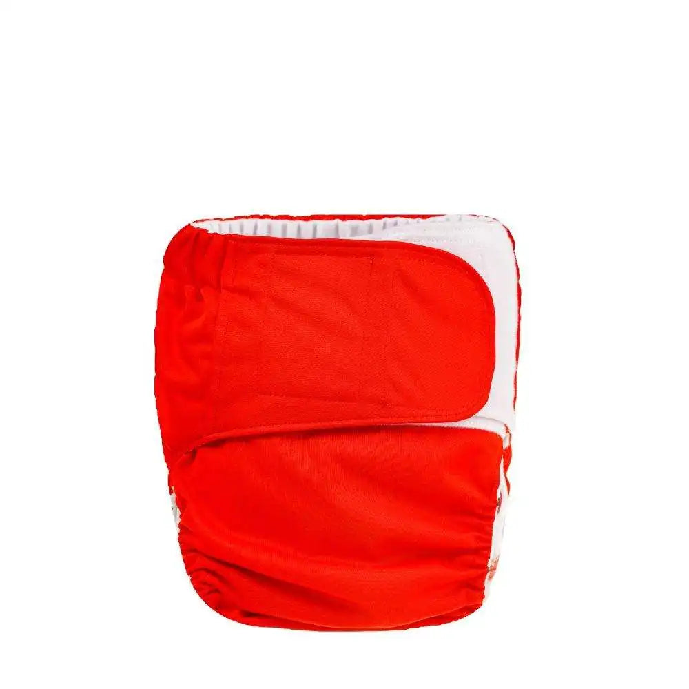 Happy Flute Soft Adult Diaper for Old People Reusable Insert Hook and Loop Pants Washable Diaper for Adult