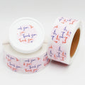 Customize Stickers 2 Inch Round Sticker Packaging Labels Glossy Surface Art Paper Thank You Sticker for Small Business