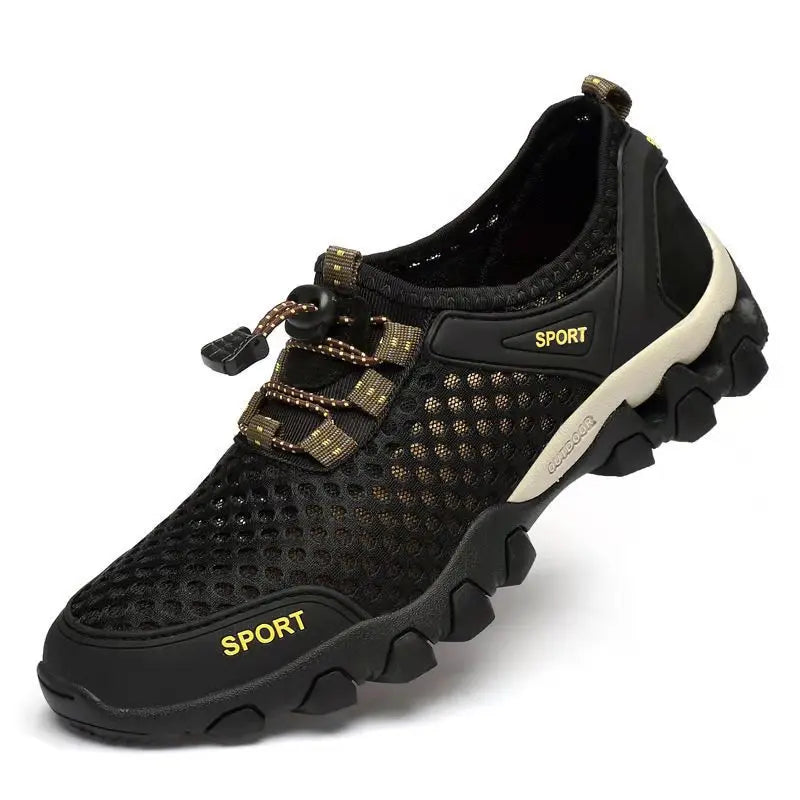 China Fashion Mesh Hiking and Tracking Shoes Camping Shoes Mens Waterproof