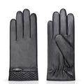 Manufacturer Winter Warm Driving Touch Screen PU Leather Gloves