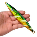 Luminous Lures Sinking 60-200g SaltWater Fishing Jig 5 Color Metals Squid Jig Lure for Marlin Bass & River Trolling Fishing