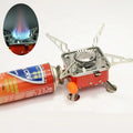 Wholesale High Power 2800w Outdoor Hiking Cooker Pocket Portable Folding Mini Gas Stove Windshield For Camping