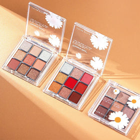 9 Colors Mattes Shimmer High Pigment Makeup Glitter Custom Cheap Private Label Eye Shadow Eyeshadow Palette Chrome/chameleon