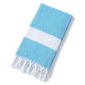 SHENGPENG FASWE5 Custom Logo 100% Cotton Weave Solid Color Striped Adult Soft Turkish Hammam Towel 100x180CM/39.37*70.86Inch