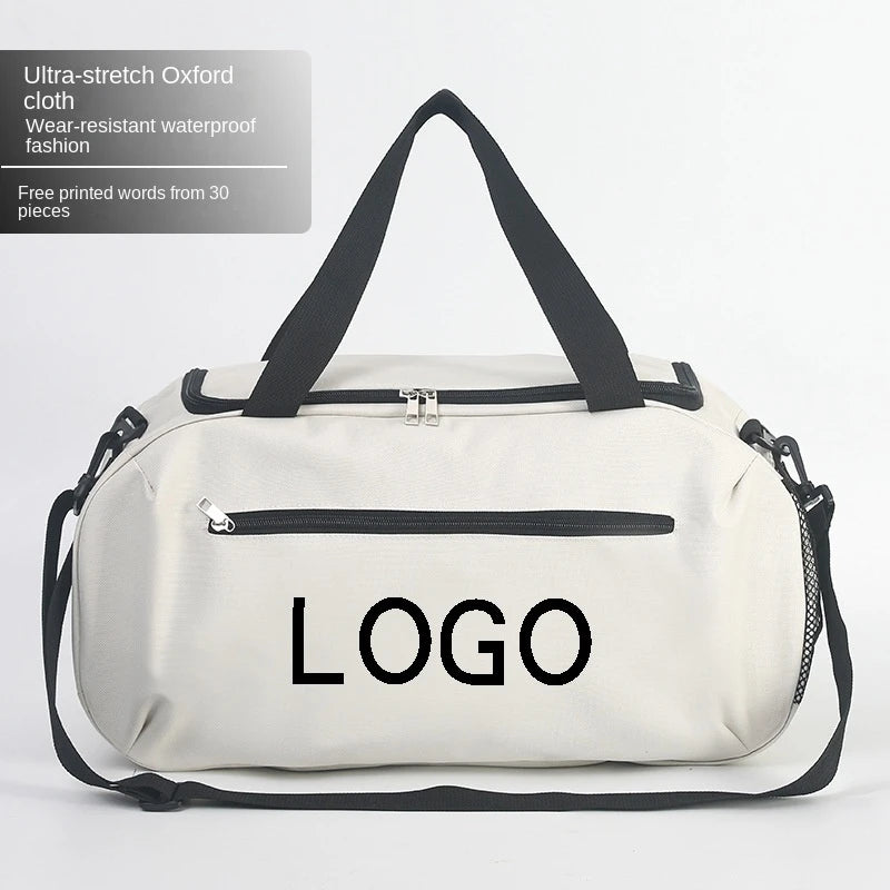 Wholesale Custom Print Fashion Duffle Bag Trending Designer Waterproof Portable Oxford Luggage Gym Sport Garment Travel Bag