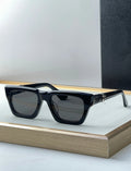 2026 Newest Vintage Black Sunglasses Luxury Brand Sunglasses Thick Frame Acetate Designer Square Men's Sunglasses With Case