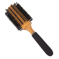 Wholesale Professional Ionic Salon Round HairBrush Custom Wild Boar Bristles Wood Vent Crimped Bristles